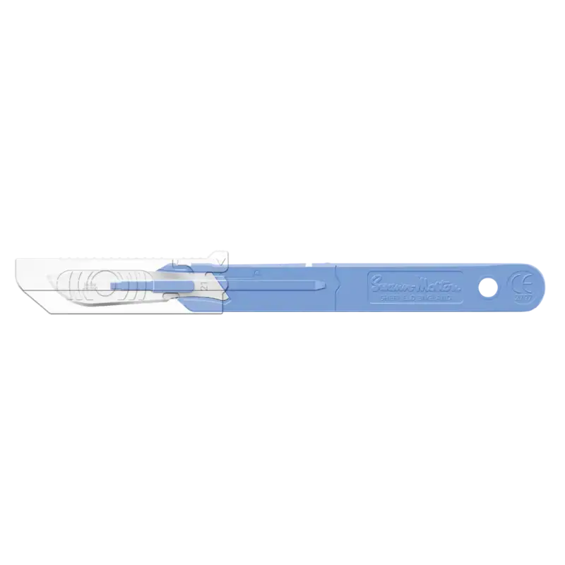 Swann-Morton Disposable Sterile Blades With Handle & Retracting Guard 21 Sonderangebot