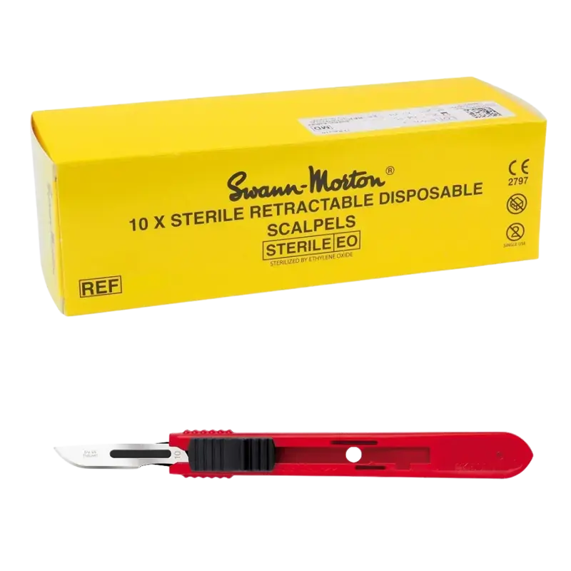 Swann-Morton Retractable Sterile Safety Blades 10pcs 10 Angebot
