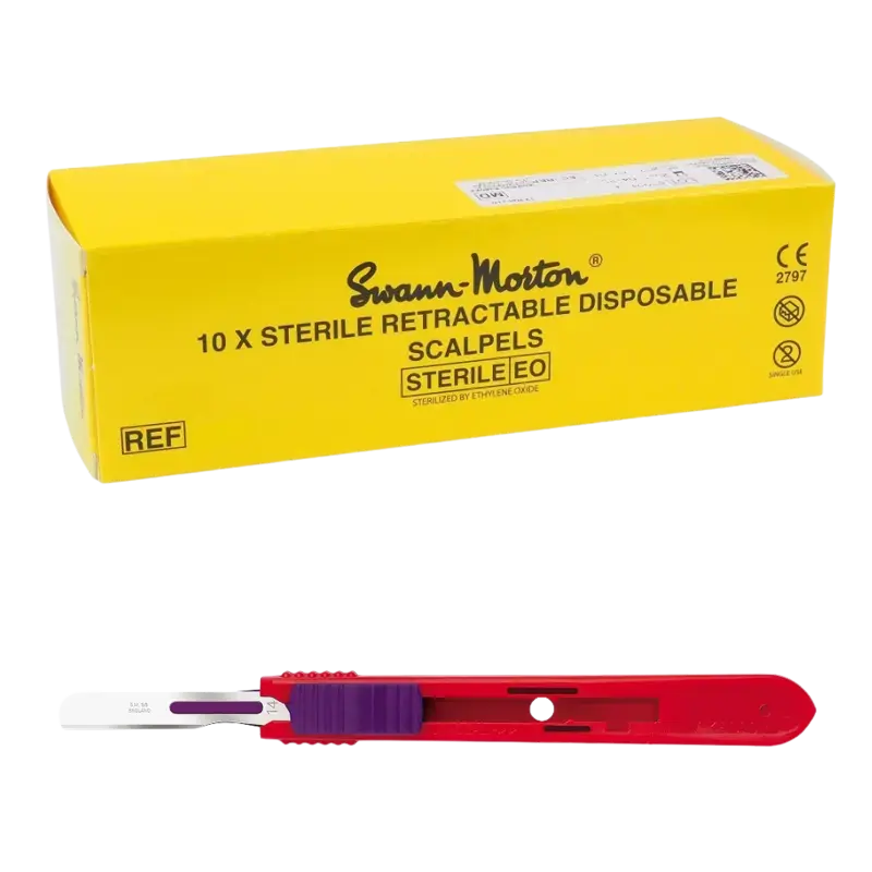 Swann-Morton Retractable Sterile Safety Blades 10pcs 14 Online Kaufen