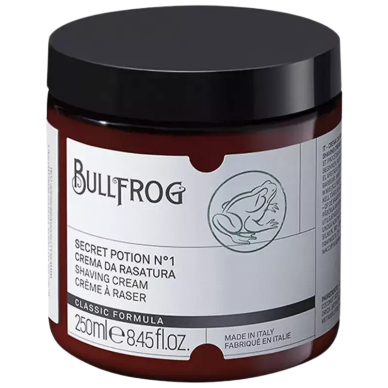 Bullfrog Shaving Cream Secret Potion N.1 "Classic" 250ml Neu