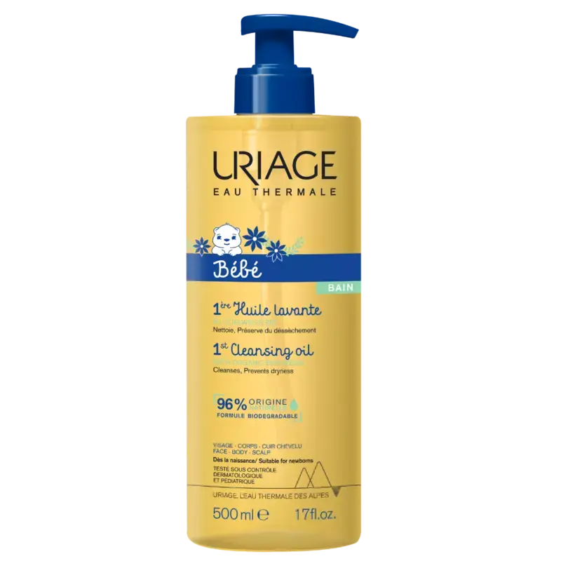 Uriage Bébé 1st Cleansing Oil 500ml Zertifiziert