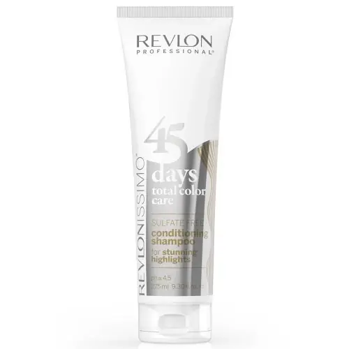 Revlon 45 Days 2 IN 1 Shampoo & Conditioner 275ml Stunning Highlights Versand Am Gleichen Tag