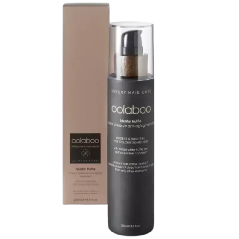 Oolaboo Blushy Truffle Colour Preserve Anti-Aging Hair Bath 250ml Echt