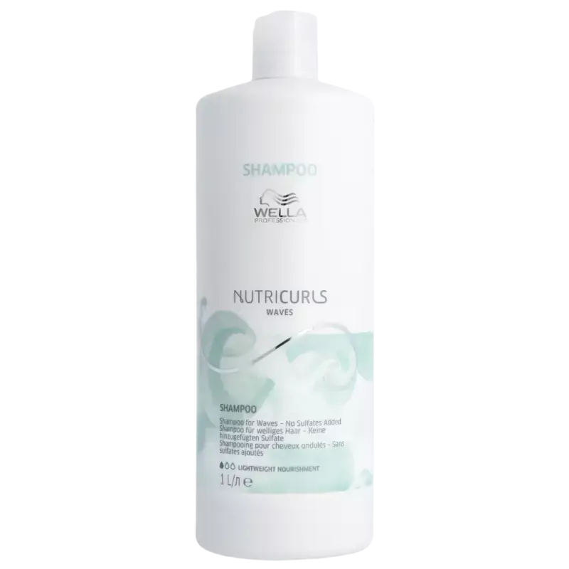 Wella Professionals Nutricurls Shampoo For Waves 1000ml Wochenendangebot