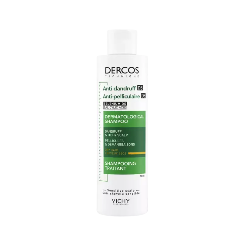 Vichy Dercos Anti-dandruff Dermatological Shampoo - Dry Hair 200ml Billig