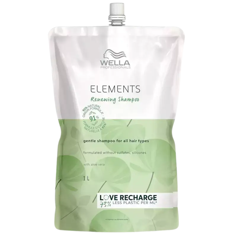 Wella Professionals Elements Calming Shampoo 1000ml - Refill Aktuell