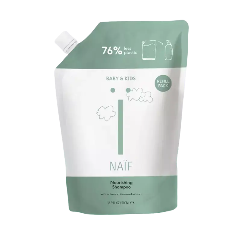 Naïf Baby & Kids Nourishing Shampoo Refill 500ml - Refill Preis Gesenkt
