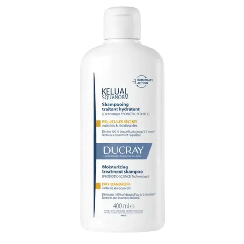 Top-Seller Ducray KELUAL SQUANORM Moisturizing Treatment Shampoo - Dry Dandruff 400ml