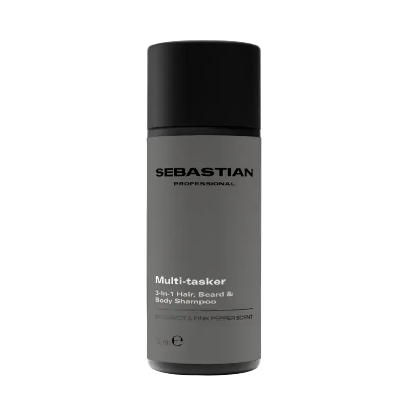 Sebastian Professional Multitasker for Men 3-in-1 Hair, Beard and Body Shampoo 50ml Rabatt