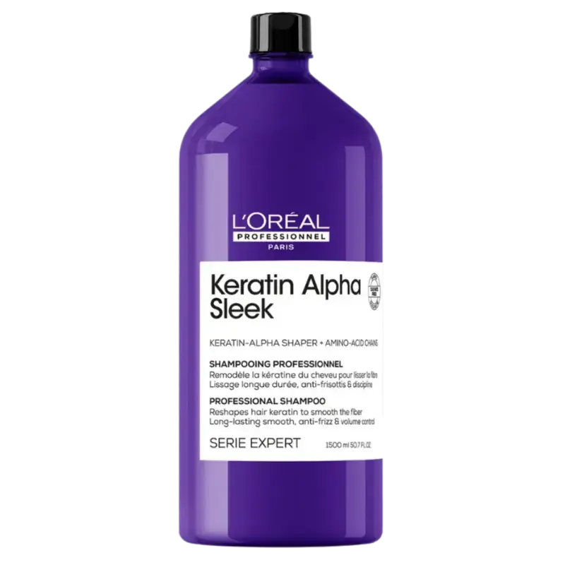 L‘Oréal Professionnel SE Keratin Alpha Sleek Shampoo 1500ml Garantierte Lieferung