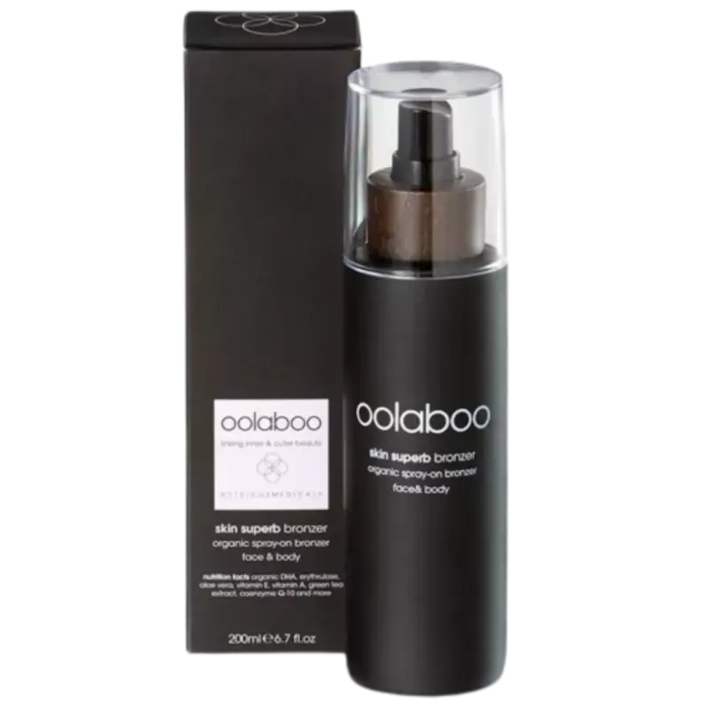 Oolaboo Skin Superb Organic Spray-On Bronzer 200ml Schneller Versand