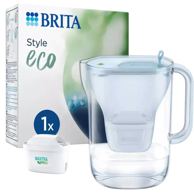 BRITA Style Eco Cool Water Filter Jug Powder Blue Sofort Bestellen