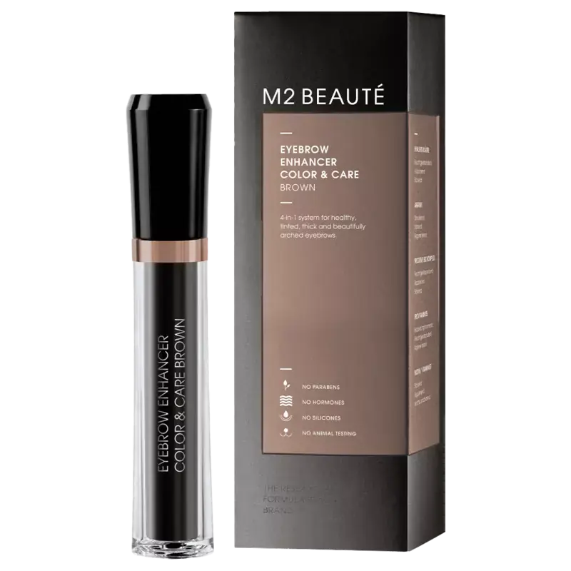 M2 Beauté Eyebrow Enhancer Color & Care - Brown 6ml Garantierte Lieferung