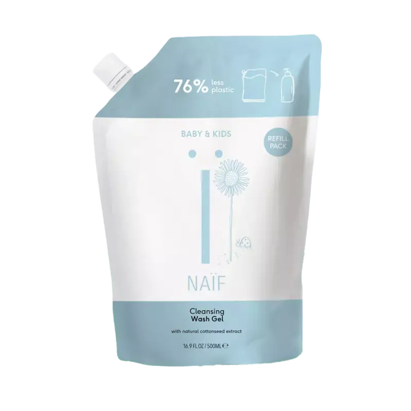 Aktuell Naïf Baby & Kids Cleansing Wash Gel 500ml - Refill