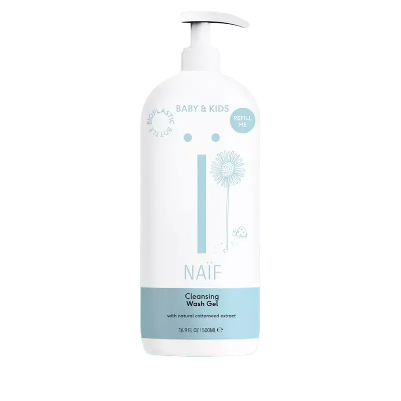 Naïf Baby & Kids Cleansing Wash Gel Bottle 500ml Wochenendangebot