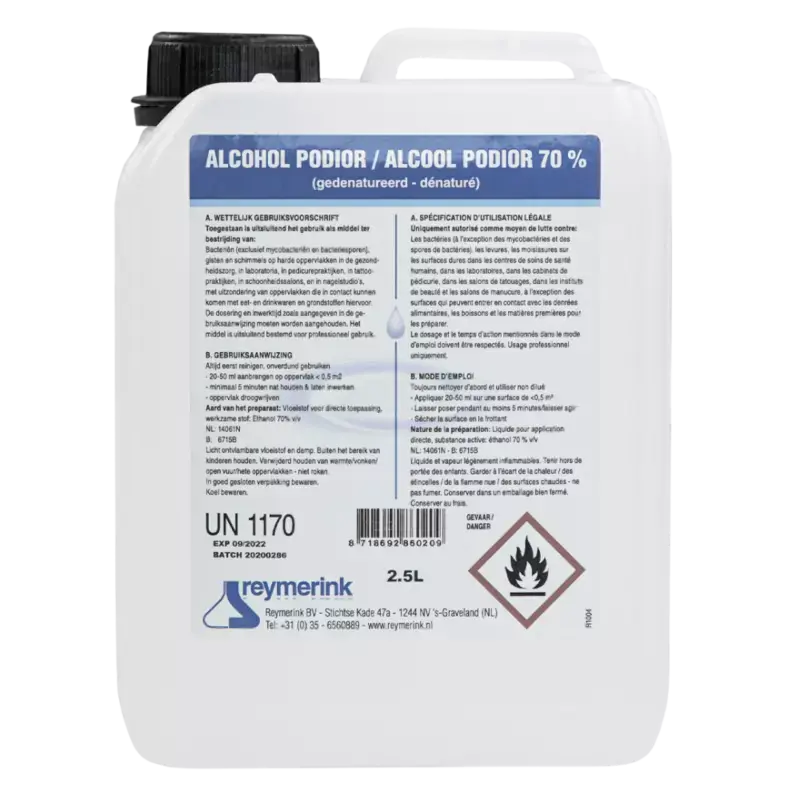 Rabatt Reymerink Alcohol Podior 70% 2500ml