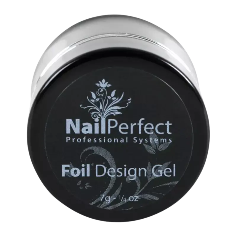 Solange Der Vorrat Reicht NailPerfect Foil Design Gel (black) 7gr