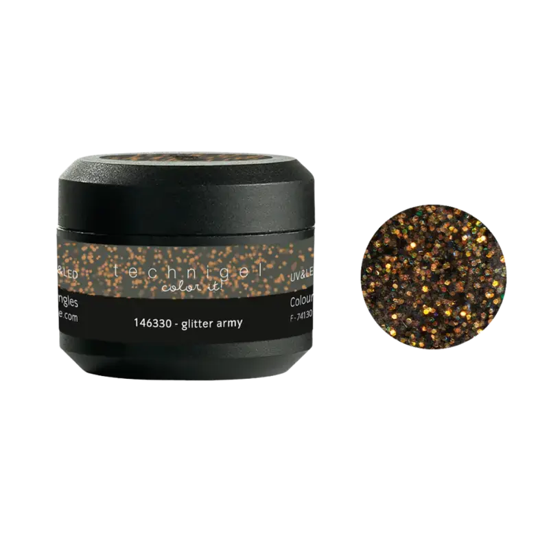 Direktkauf Peggy Sage Technigel Color It! Uv/Led Nail Gel Glitter Army