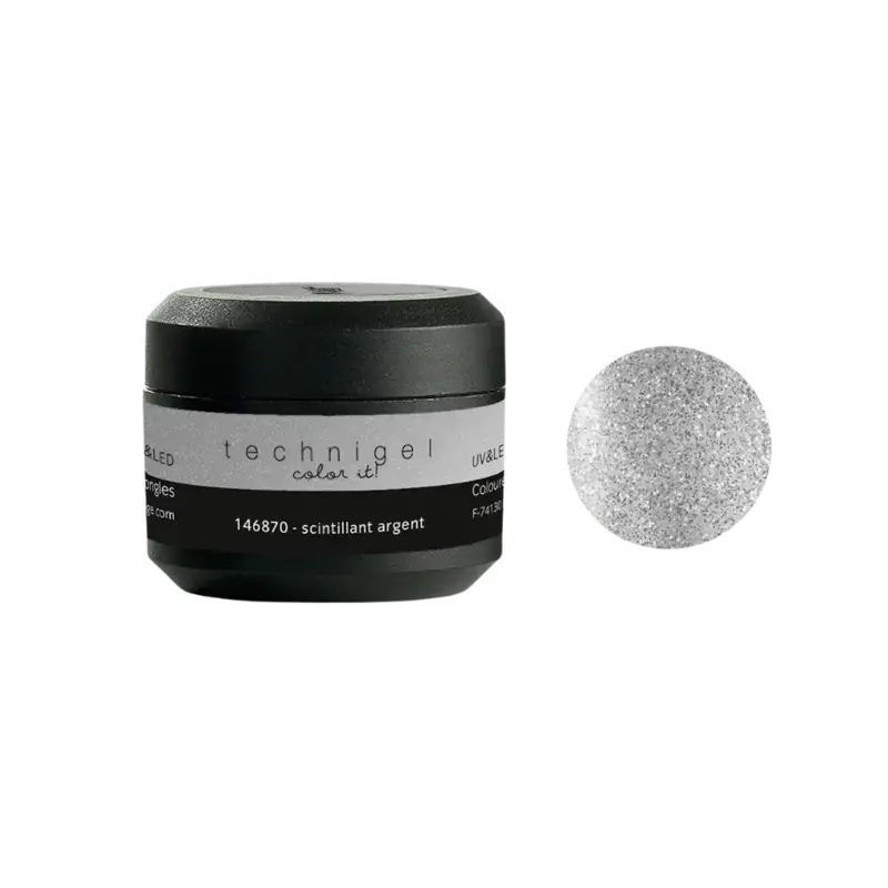 Peggy Sage Technigel Color It! Uv/Led Nail Gel 5gr Scintillant Argent Preisknaller