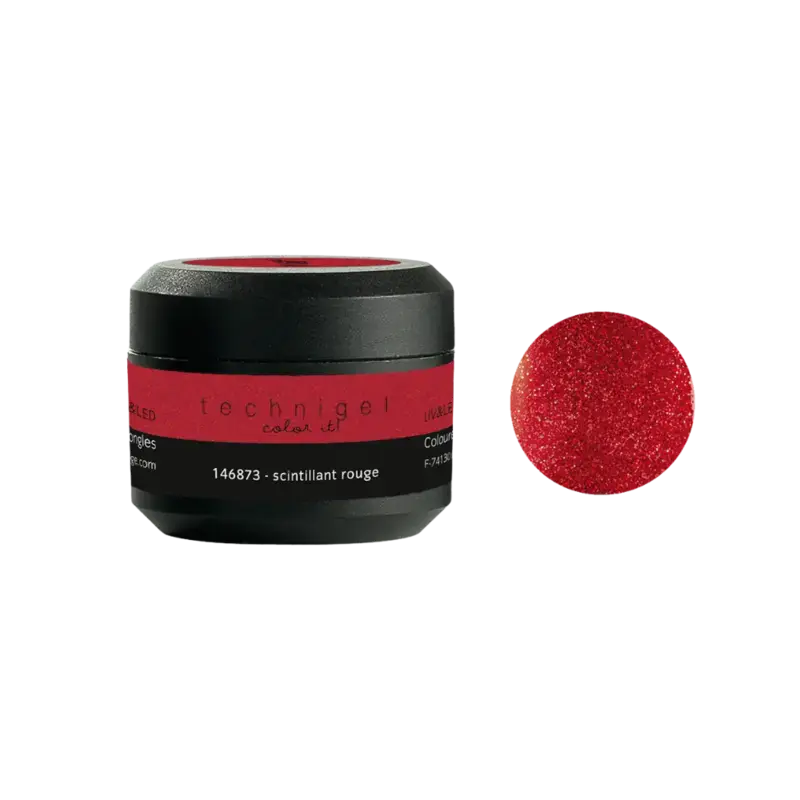 Peggy Sage Technigel Color It! Uv/Led Nail Gel 5gr Scintillant Rouge Knallerangebot