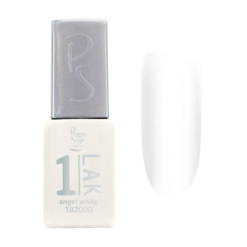 Peggy Sage 1-Lak Semi-Permanent Nail Lacquer 5ml Angel White Schneller Versand