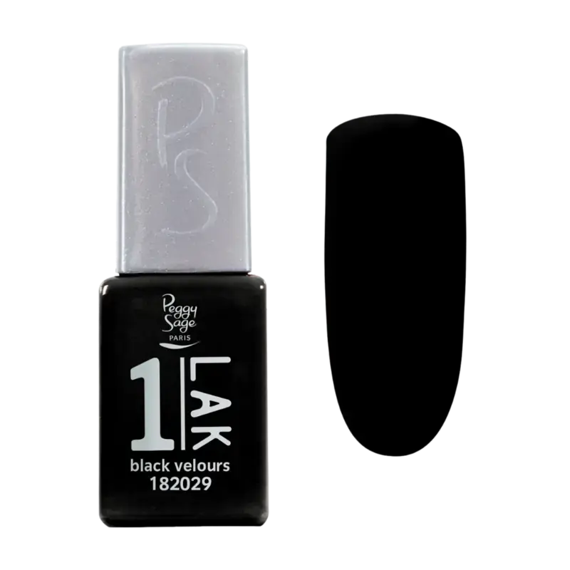 Peggy Sage 1-Lak Semi-Permanent Nail Lacquer 5ml Black Velours Solange Der Vorrat Reicht