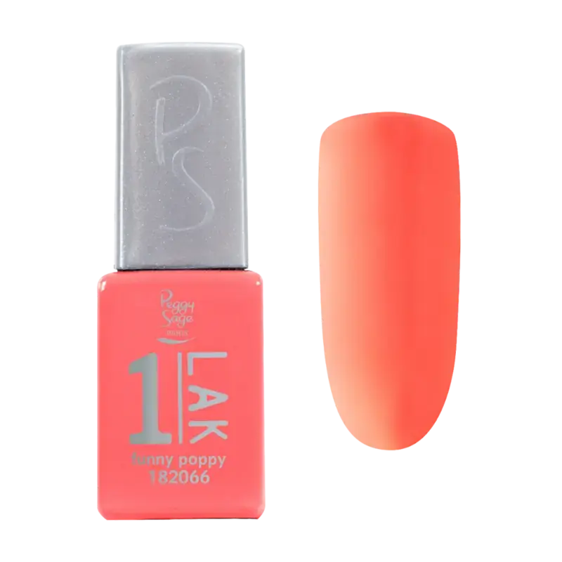 Peggy Sage 1-Lak Semi-Permanent Nail Lacquer 5ml Funny Poppy Saisonangebot