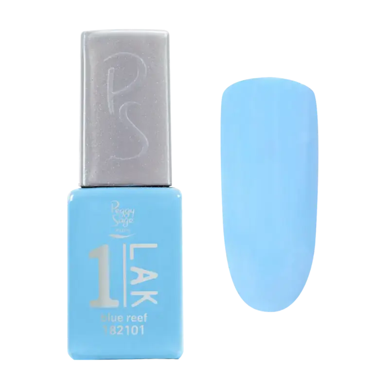 Peggy Sage 1-Lak 3-In-1 Semi-Permanent Nail Lacquer 5ml Blue Reef Direkt Vom Hersteller