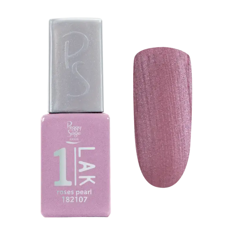 Ausverkauf Peggy Sage 1-Lak 3-In-1 Semi-Permanent Nail Lacquer 5ml Roses Pearl