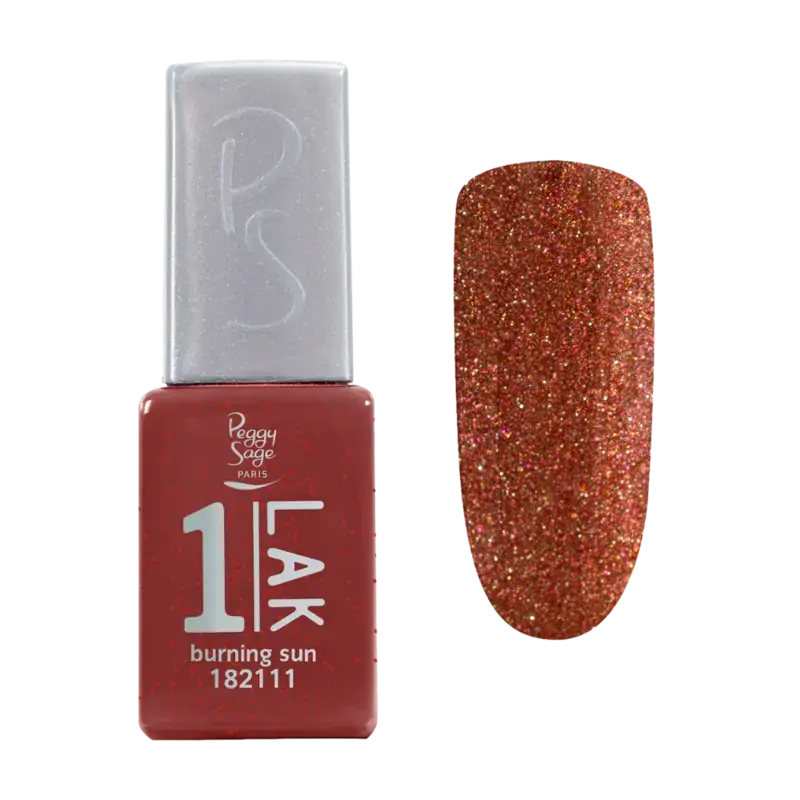Peggy Sage 1-Lak 3-In-1 Semi-Permanent Nail Lacquer 5ml Burning Sun Sichere Zahlung