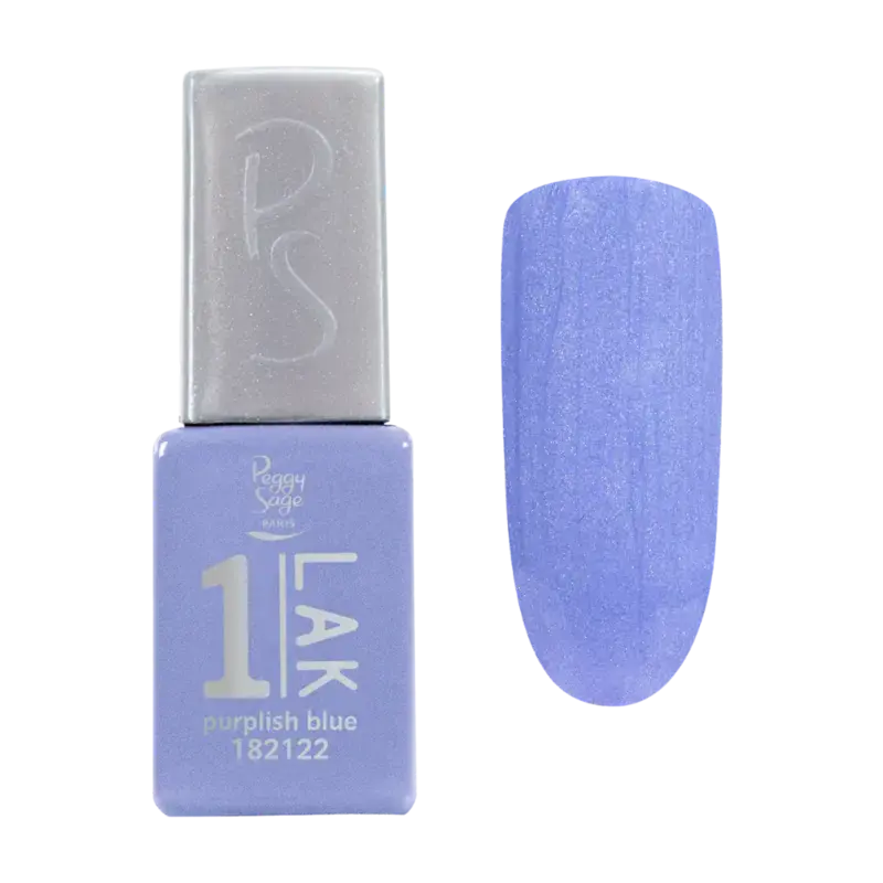 Expressversand Peggy Sage 1-Lak 3-In-1 Semi-Permanent Nail Lacquer 5ml Purplish Blue