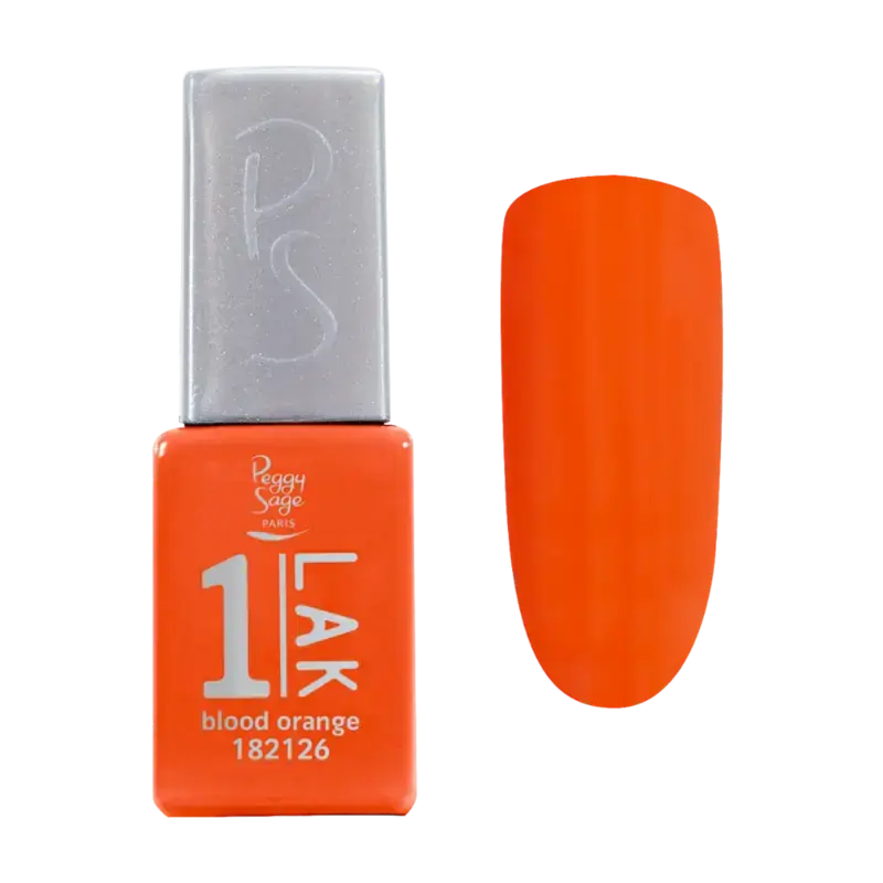 Garantierte Lieferung Peggy Sage 1-Lak 3-In-1 Semi-Permanent Nail Lacquer 5ml Blood Orange