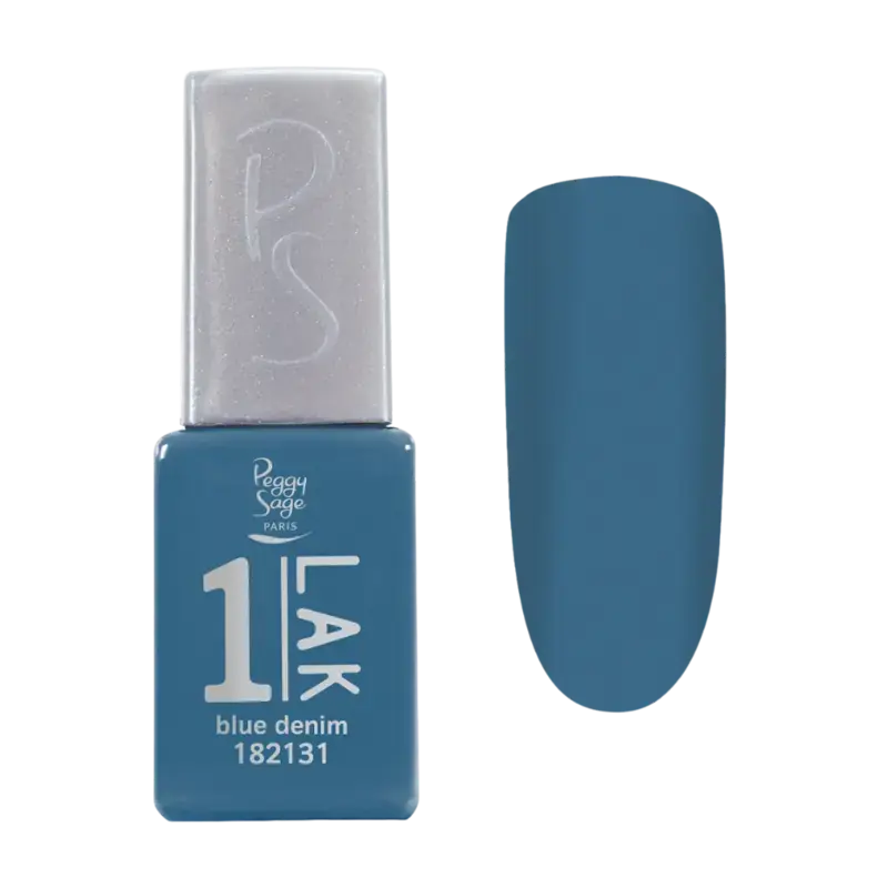 Sonderaktion Peggy Sage 1-Lak 3-In-1 Semi-Permanent Nail Lacquer 5ml Blue Denim
