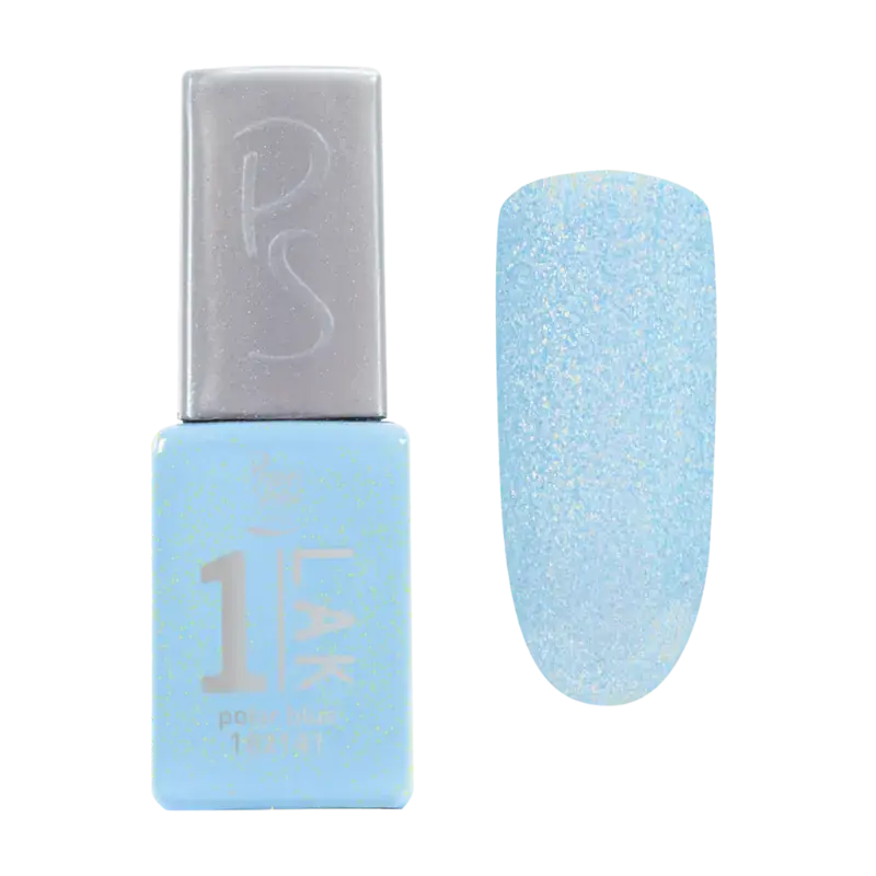 Nur Für Kurze Zeit Peggy Sage 1-Lak 3-In-1 Semi-Permanent Nail Lacquer 5ml Polar Blue
