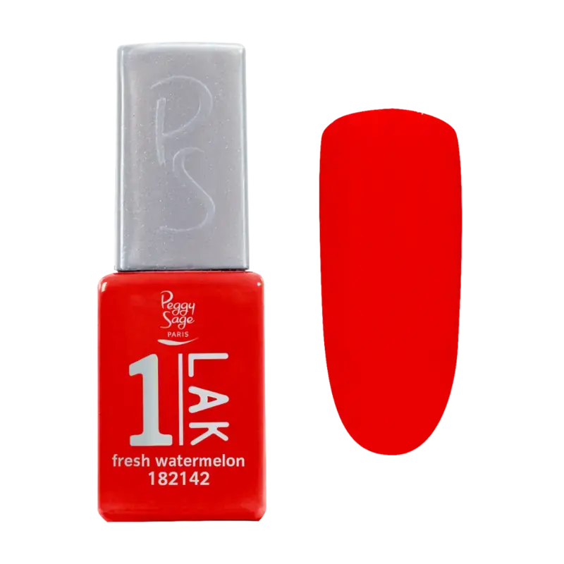 Peggy Sage 1-Lak 3-In-1 Semi-Permanent Nail Lacquer 5ml Fresh Watermelon Schnäppchen