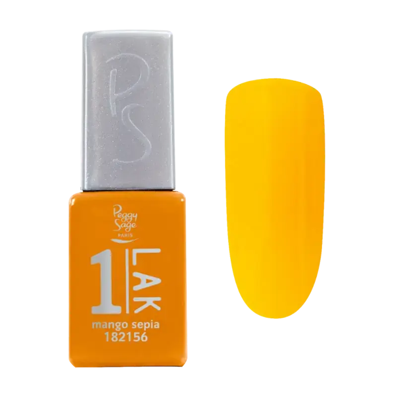 Peggy Sage 1-Lak 3-In-1 Semi-Permanent Nail Lacquer 5ml Mango Sepia Bestseller