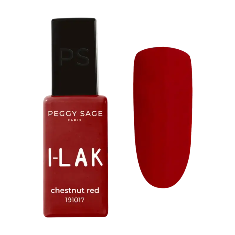 Peggy Sage I-Lak Semi-Permanent Nail Lacquer 11ml Chestnut Red Garantierte Lieferung