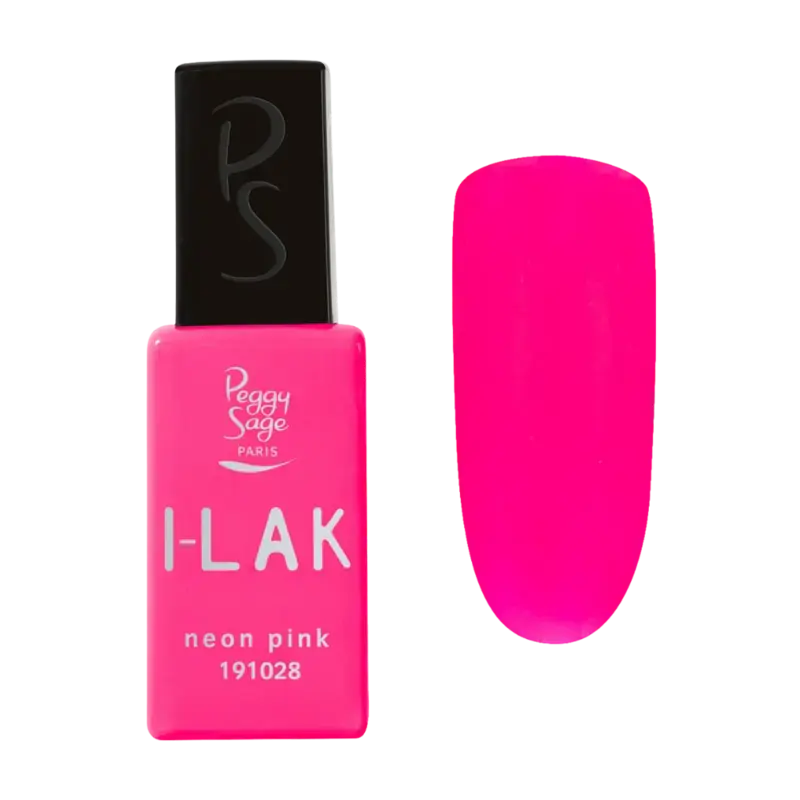Peggy Sage I-Lak Semi-Permanent Nail Lacquer 11ml Neon Pink Rabatt