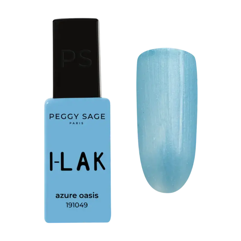 Billig Peggy Sage I-Lak Semi-Permanent Nail Lacquer 11ml Azure Oasis