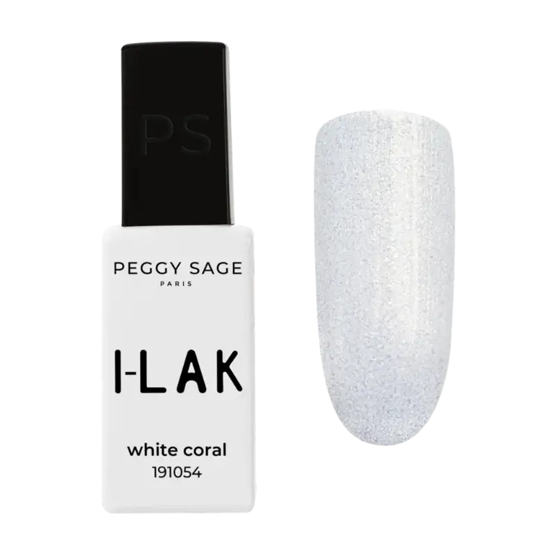 Zertifiziert Peggy Sage I-Lak Semi-Permanent Nail Lacquer 11ml White Coral