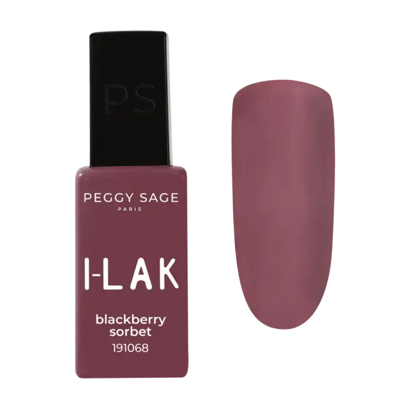 Neu Im Sortiment Peggy Sage I-Lak Semi-Permanent Nail Lacquer 11ml Blackberry Sorbet