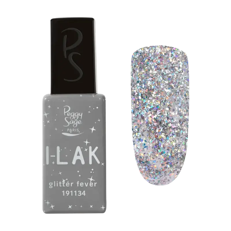 Peggy Sage I-Lak Semi-Permanent Nail Lacquer 11ml Glitter Fever Expressversand