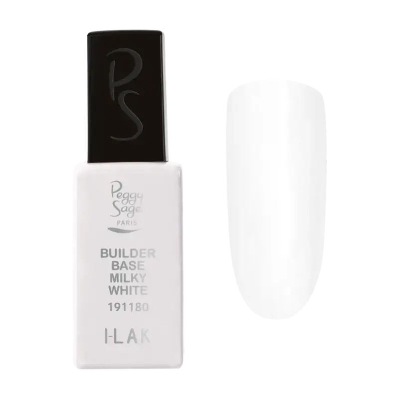 Aktuell Peggy Sage I-Lak Builder Base Semi-Permanent Base For A Stronger Hold 11ml Milky White