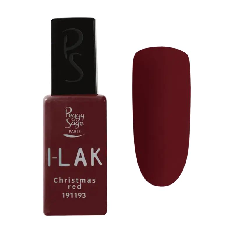 Ausverkauf Peggy Sage I-Lak Semi-Permanent Nail Lacquer 11ml Christmas Red