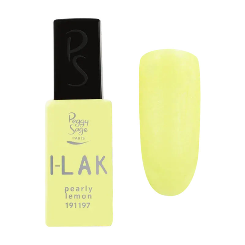 Peggy Sage I-Lak Semi-Permanent Nail Lacquer 11ml Pearly Lemon Highlight