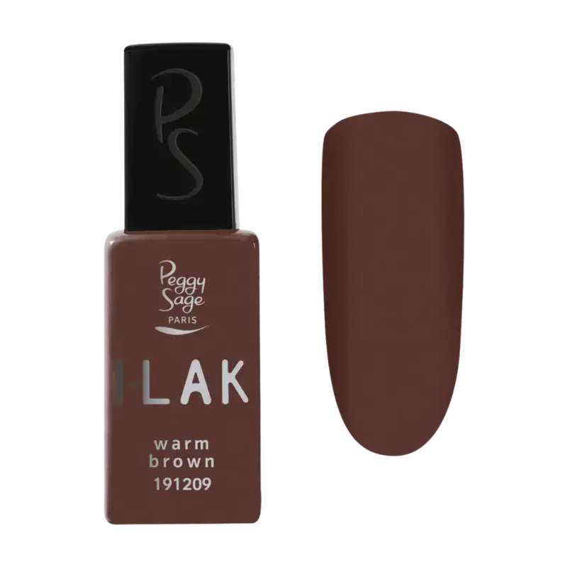 Markenware Peggy Sage I-Lak Semi-Permanent Nail Lacquer 11ml Warm Brown