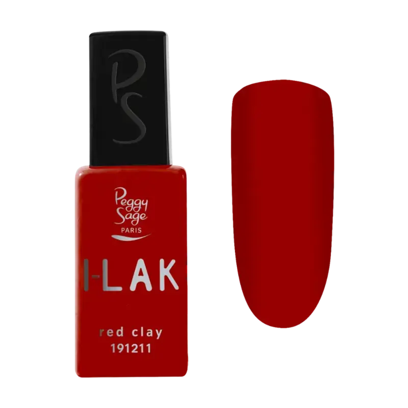 Peggy Sage I-Lak Semi-Permanent Nail Lacquer 11ml Red Clay Neu