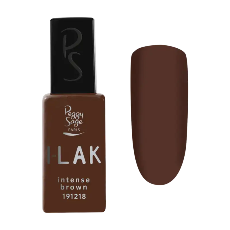Peggy Sage I-Lak Semi-Permanent Nail Lacquer 11ml Intense Brown Neu Im Sortiment