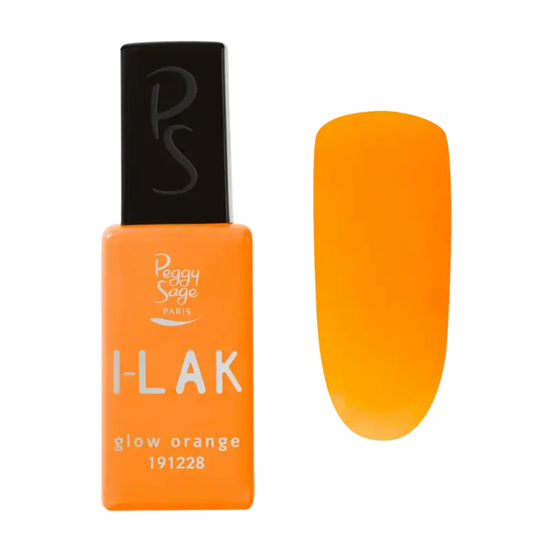 Sale Peggy Sage I-Lak Semi-Permanent Nail Lacquer 11ml Glow Orange