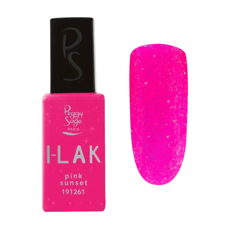 Markenprodukt Peggy Sage I-Lak Semi-Permanent Nail Lacquer 11ml Pink Sunset